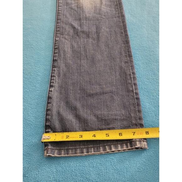 Vtg Le Jean De Marithe Francois Girbaud Bloody x Yoke M Sz 34 Straight Jeans Y2K - Picture 2 of 16